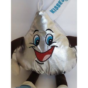Hershey's SILVER HERSHEY'S KISS CHARACTER 5" Plush STUFFED ANIMAL Toy